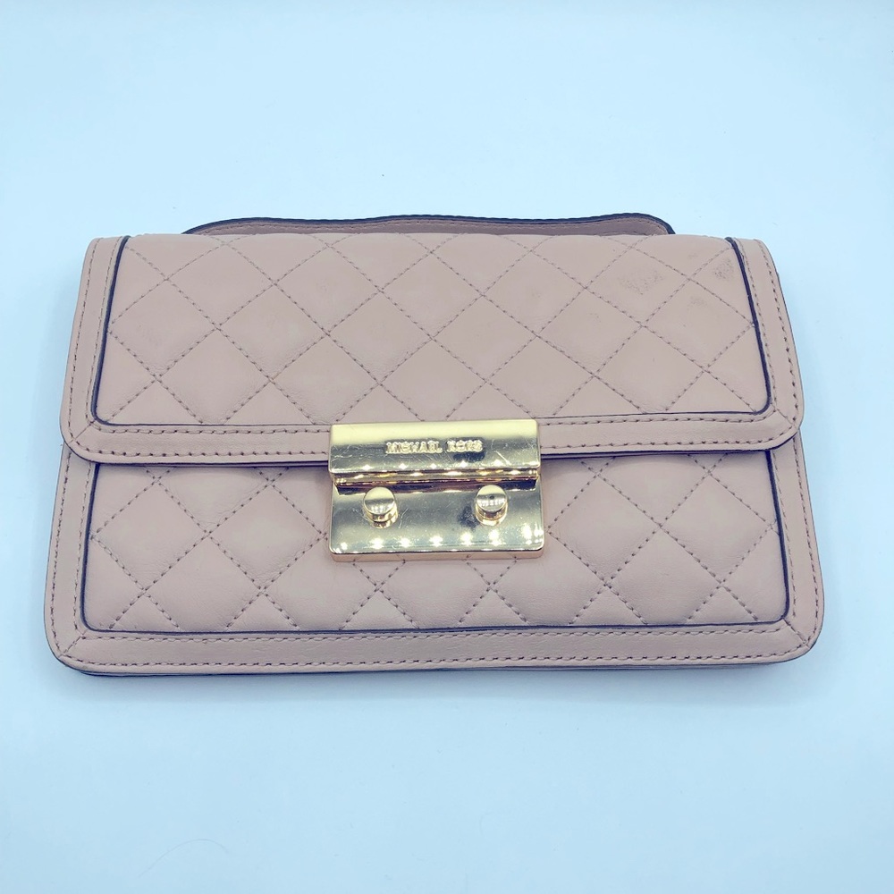 Michael Kors satchel with gold chain